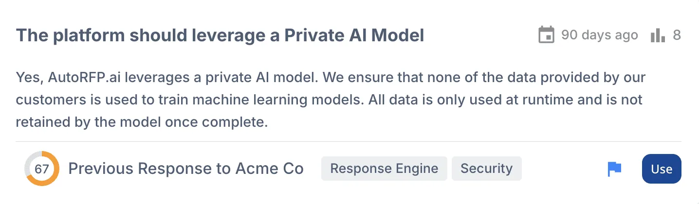Private AI model